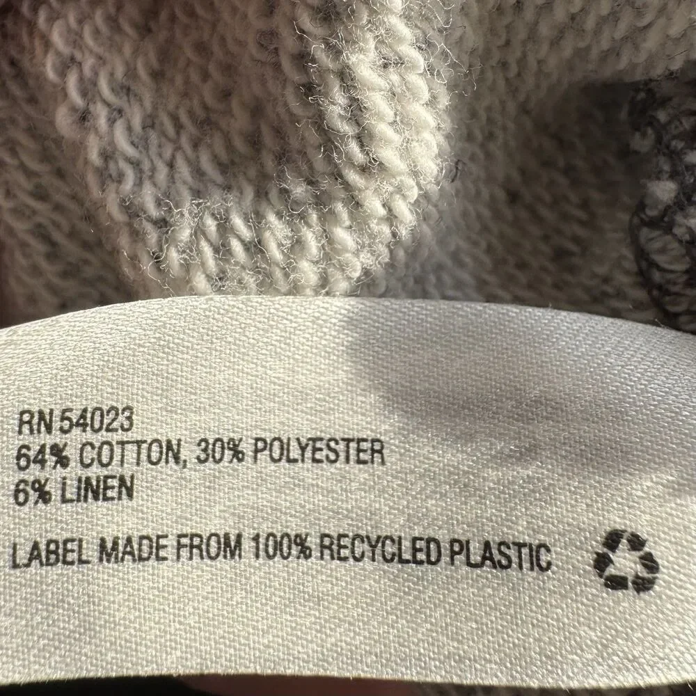 Vintage Y2K Gap Women's XL Gray Sweater Sweatshirt Dress Coastal Preppy Casual - Picture 9 of 14